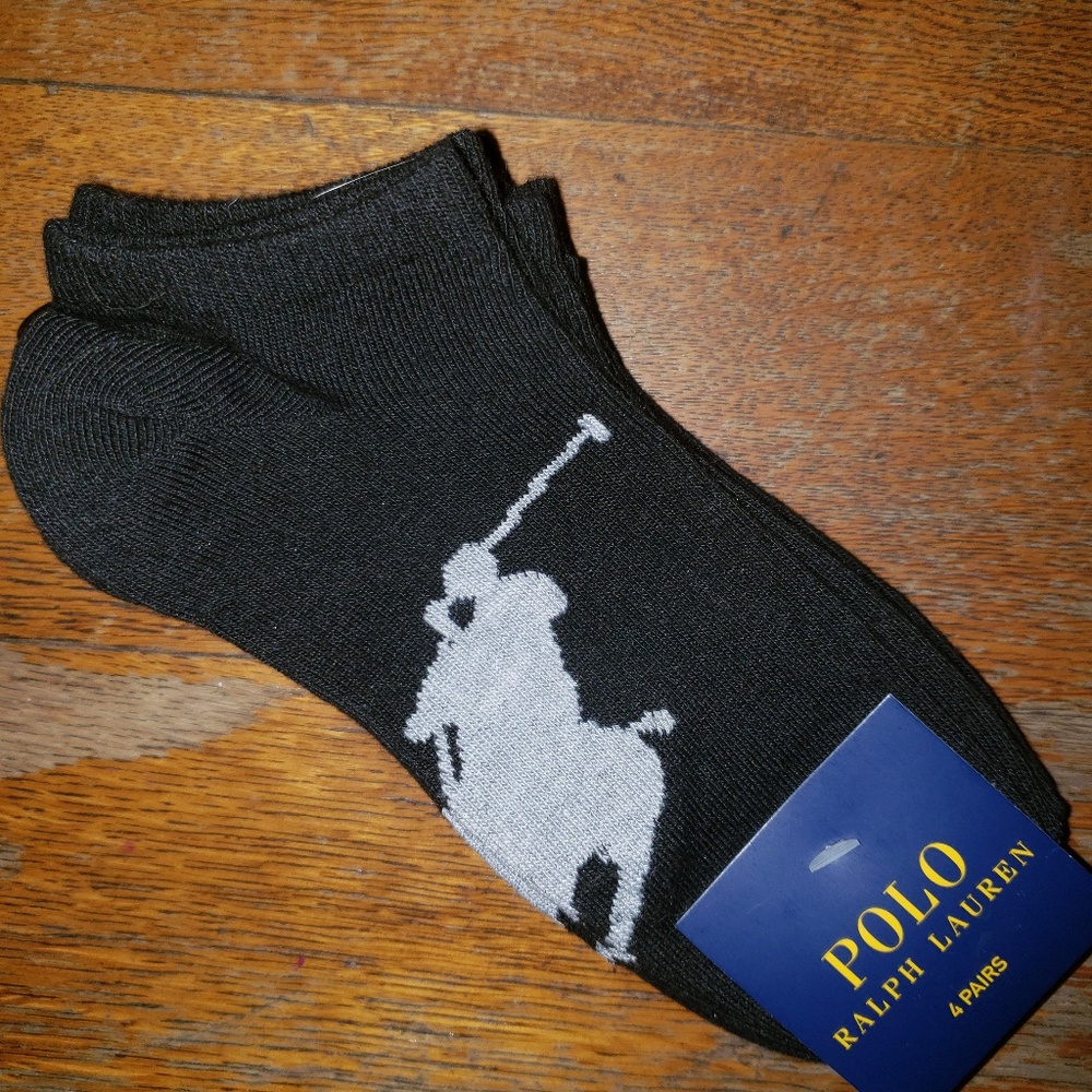 Polo Ralph Lauren 4 pk no show socks